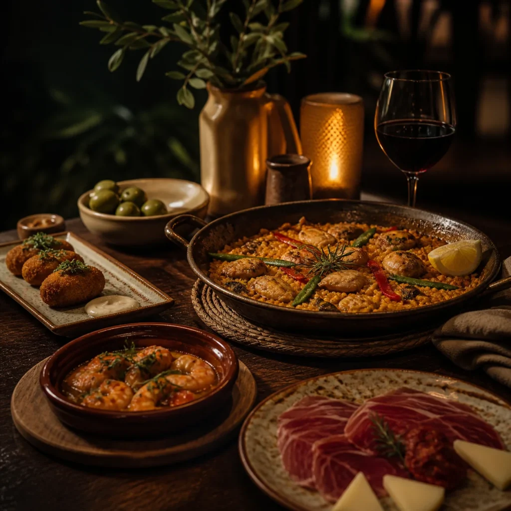 Jantar espanhol — Hotel Varshana